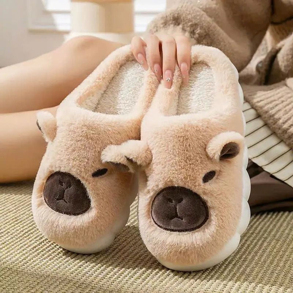 DÉP SỤC LÔNG CAPI – ÊM ÁI, ẤM ÁP, SIÊU DỄ THƯƠNG - PIPI STORE DÉP SỤC LÔNG CAPI – ÊM ÁI, ẤM ÁP, SIÊU DỄ THƯƠNG - PIPI STORE