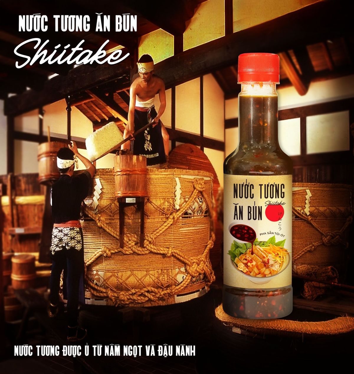 Nước Tương Pha Sẵn Tỏi Ớt Shiitake 270g Ăn Bún Rất Ngon - Nguyên Liệu Tươi Thơm Ngon Đặc Biệt Nước Tương Pha Sẵn Tỏi Ớt Shiitake 270g Ăn Bún Rất Ngon - Nguyên Liệu Tươi Thơm Ngon Đặc Biệt