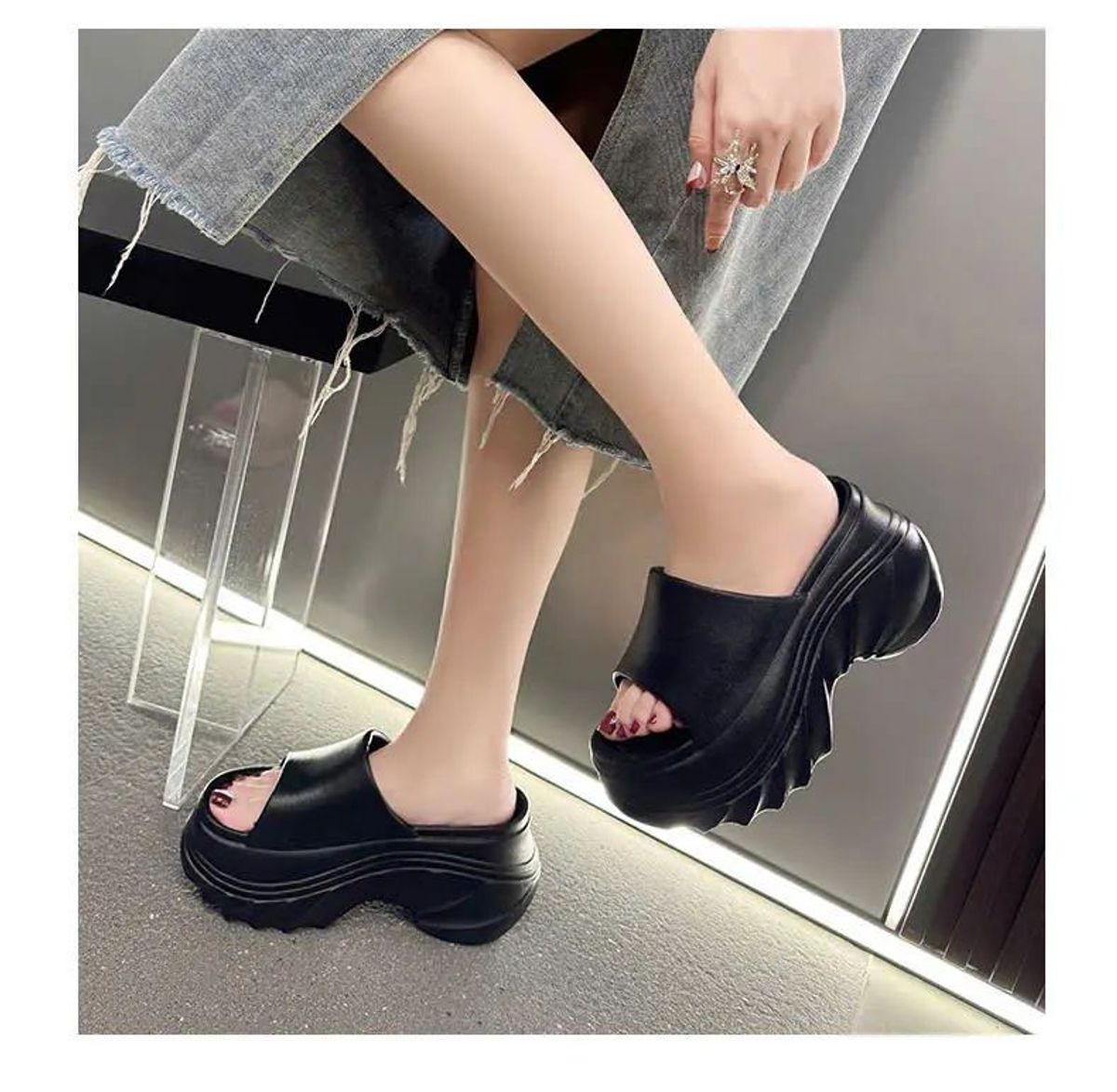 DÉP QUAI NGANG CAO CẤP EVA NGUYÊN KHỐI, ĐẾ CAO 9CM CHILI – SIÊU NHẸ HACK DÁNG ĐỈNH - PIPI STORE DÉP QUAI NGANG CAO CẤP EVA NGUYÊN KHỐI, ĐẾ CAO 9CM CHILI – SIÊU NHẸ HACK DÁNG ĐỈNH - PIPI STORE