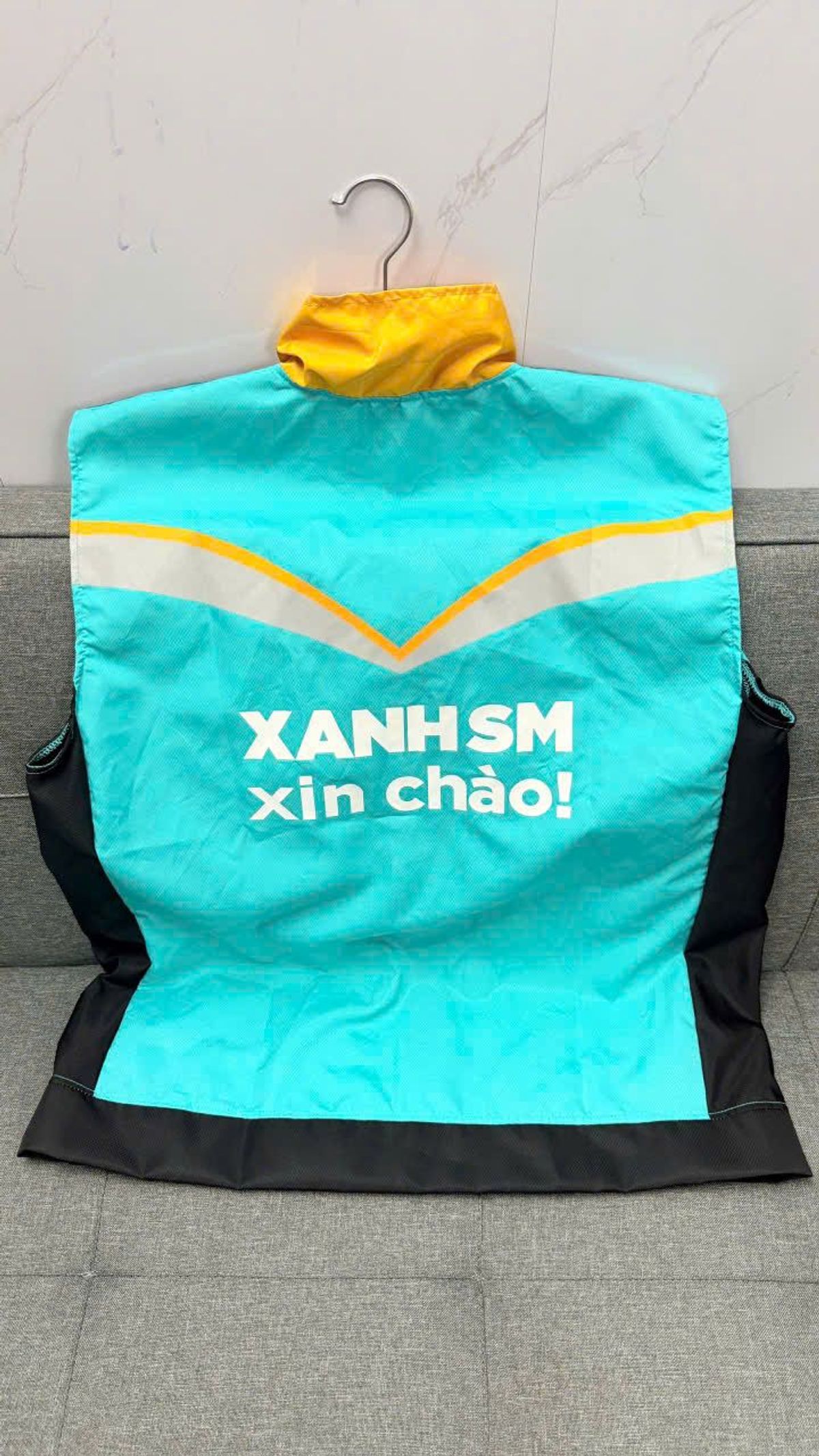 Áo Khoác Dù Công Nghệ Gile Xanh SM Unisex Áo Khoác Dù Công Nghệ Gile Xanh SM Unisex