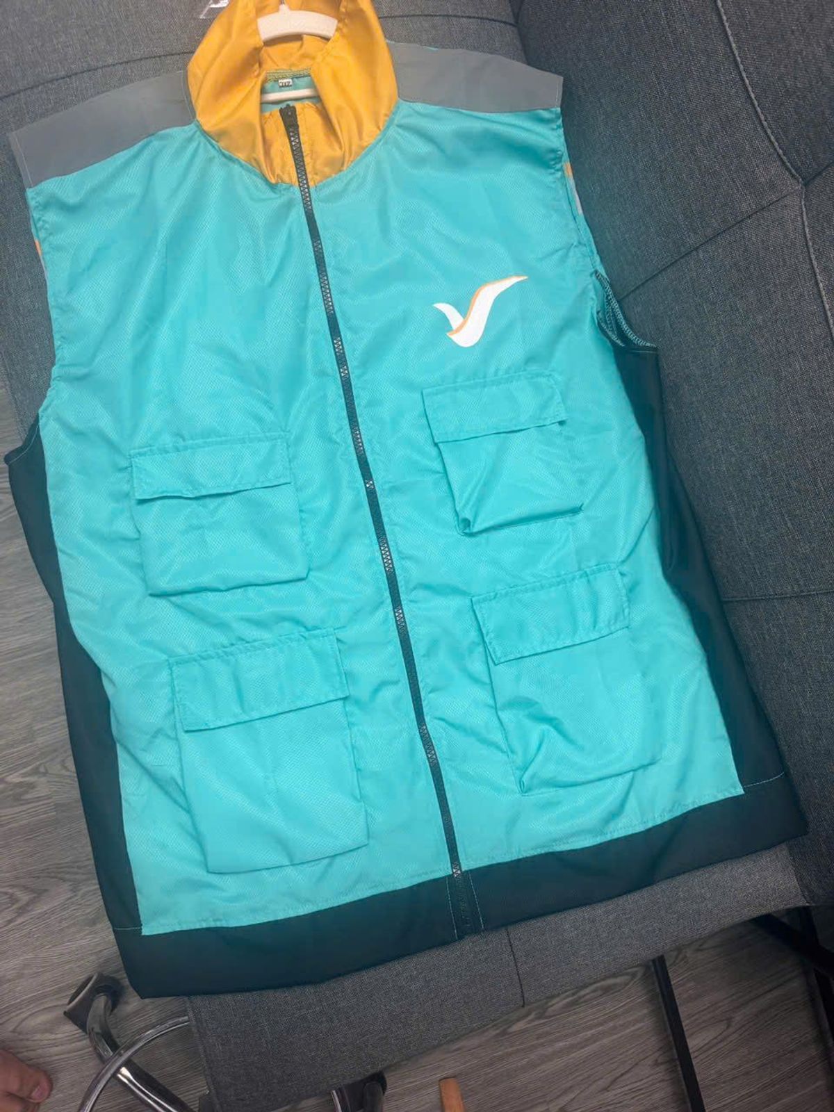 Áo Khoác Dù Công Nghệ Gile Xanh SM Unisex Áo Khoác Dù Công Nghệ Gile Xanh SM Unisex