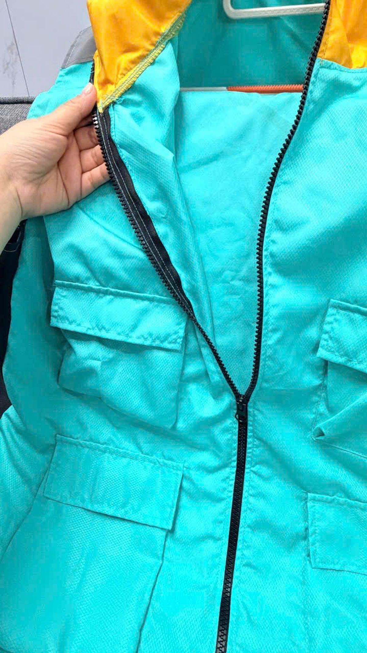 Áo Khoác Dù Công Nghệ Gile Xanh SM Unisex Áo Khoác Dù Công Nghệ Gile Xanh SM Unisex