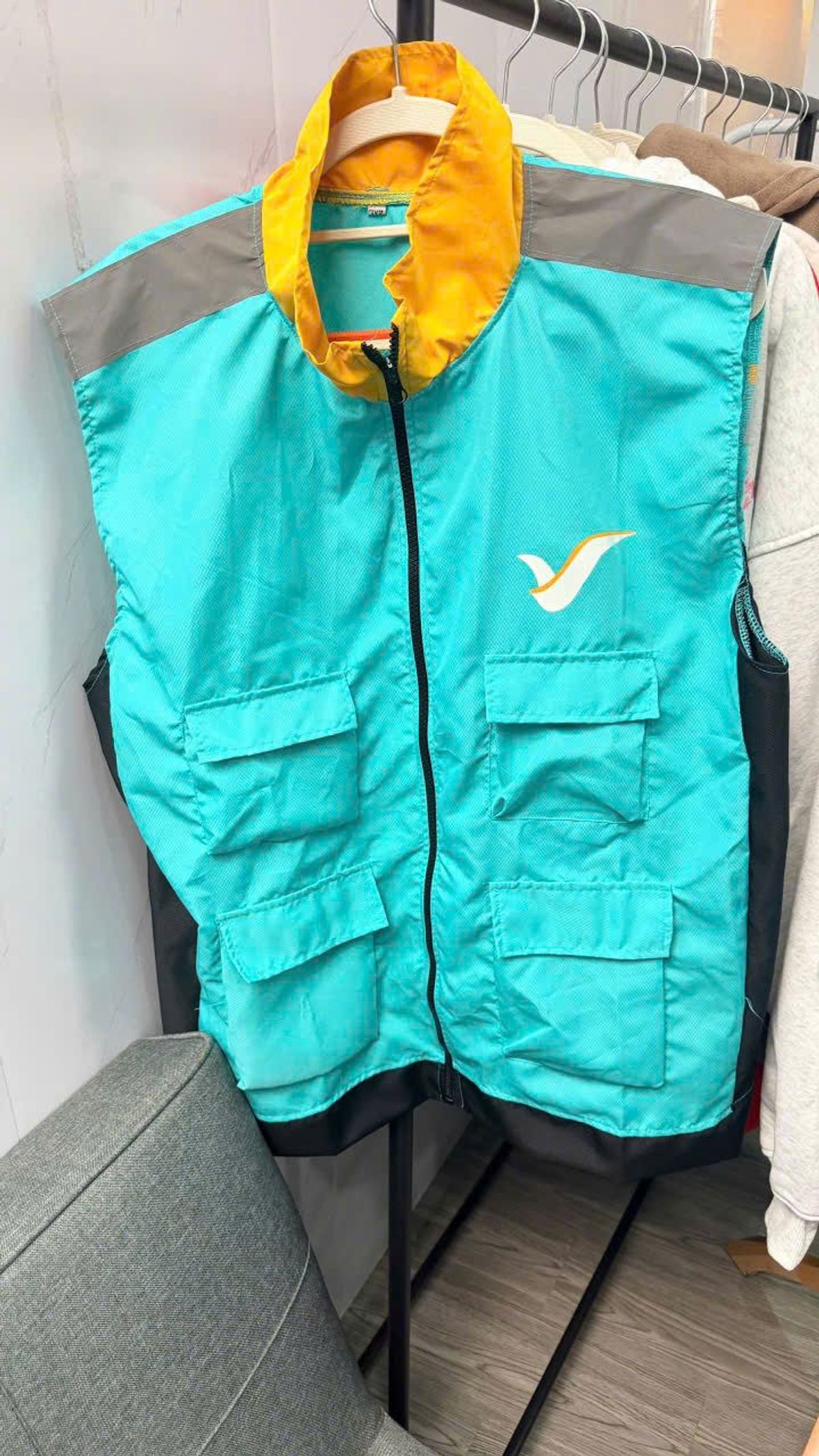 Áo Khoác Dù Công Nghệ Gile Xanh SM Unisex Áo Khoác Dù Công Nghệ Gile Xanh SM Unisex