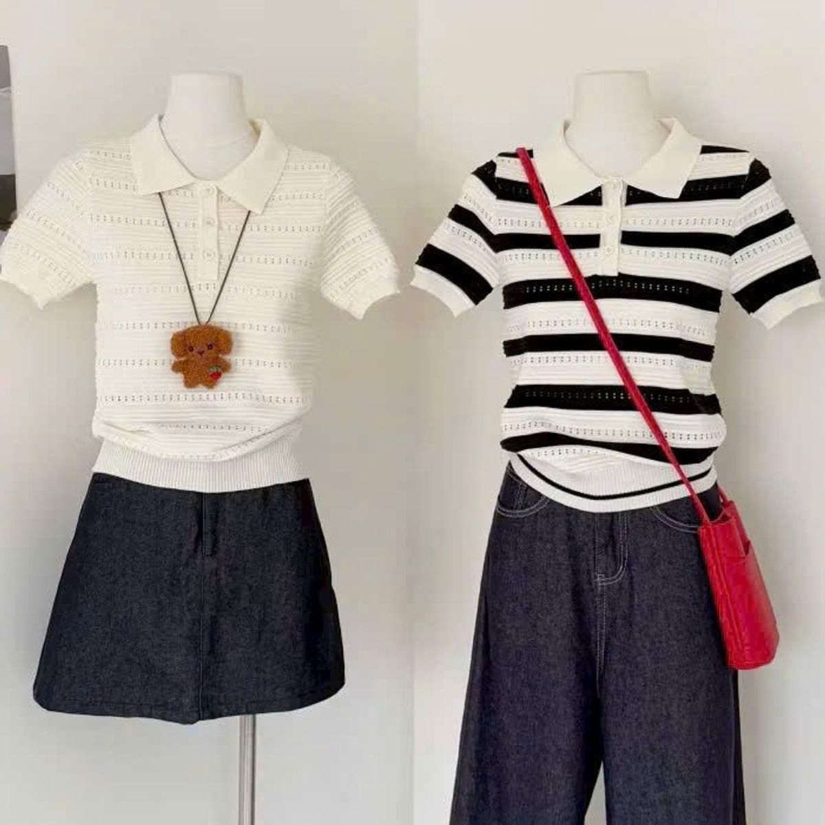 Áo Len Dệt Mát Mẻ Dành Cho Phái Đẹp - Chất Thun Len Dệt Lưới Nhỏ Áo Len Dệt Mát Mẻ Dành Cho Phái Đẹp - Chất Thun Len Dệt Lưới Nhỏ