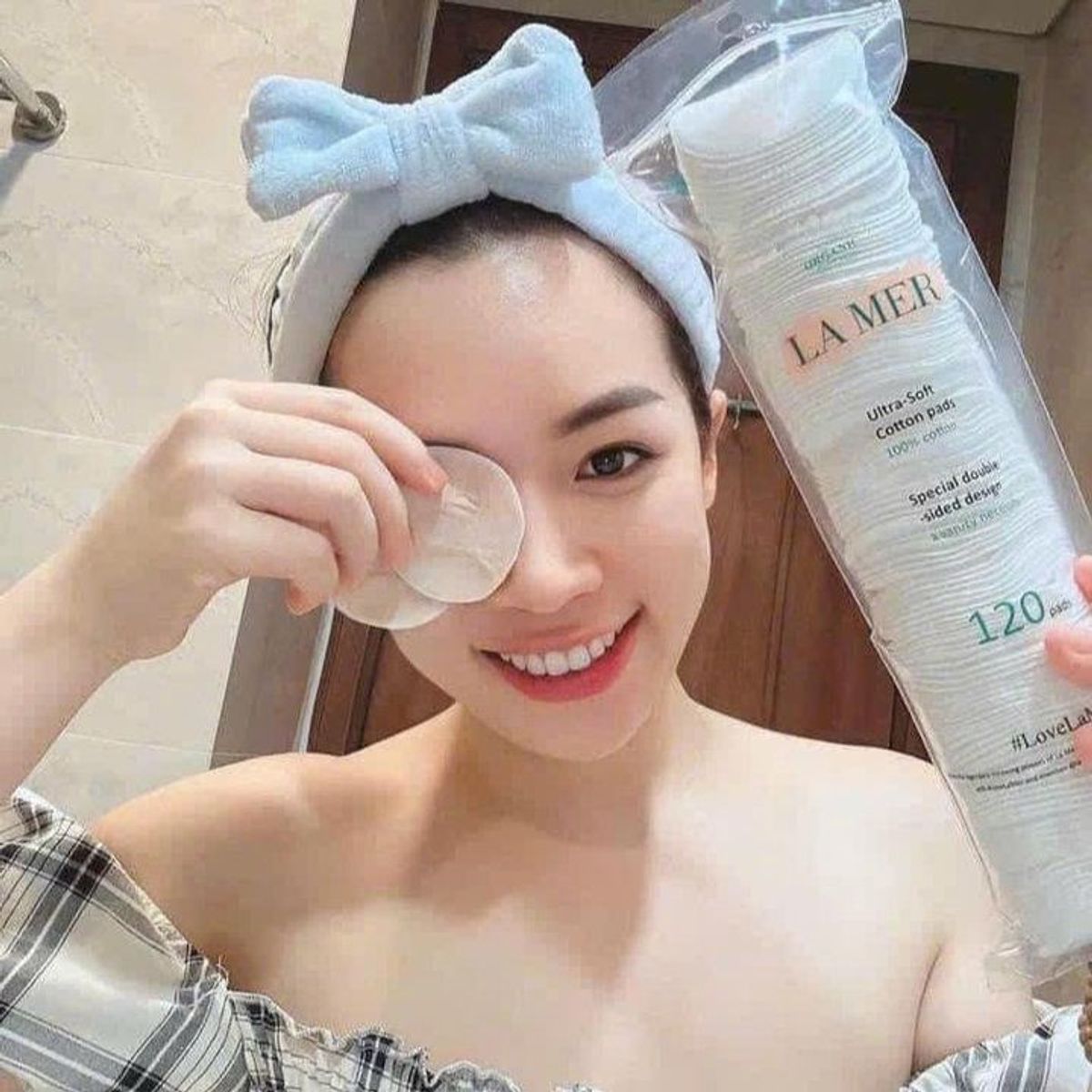 BÔNG TẨY TRANG LAMER 210 MIẾNG BÔNG TẨY TRANG LAMER 210 MIẾNG