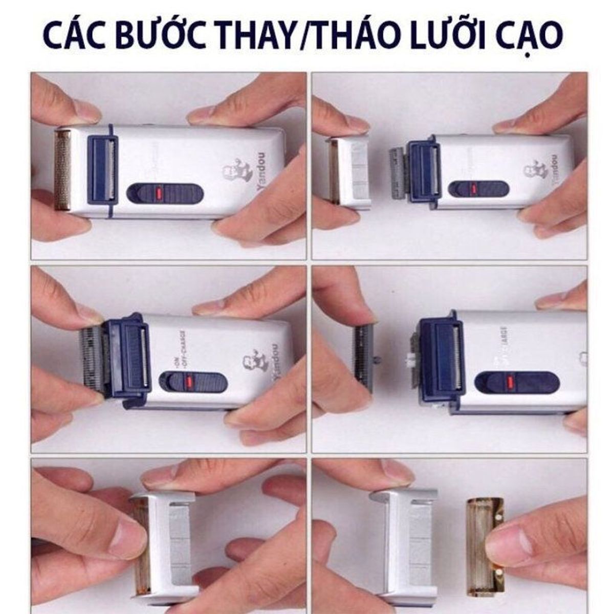 MÁY CẠO RÂU YANDOU SCW 301U SỬ DỤNG SẠC PIN MÁY CẠO RÂU YANDOU SCW 301U SỬ DỤNG SẠC PIN
