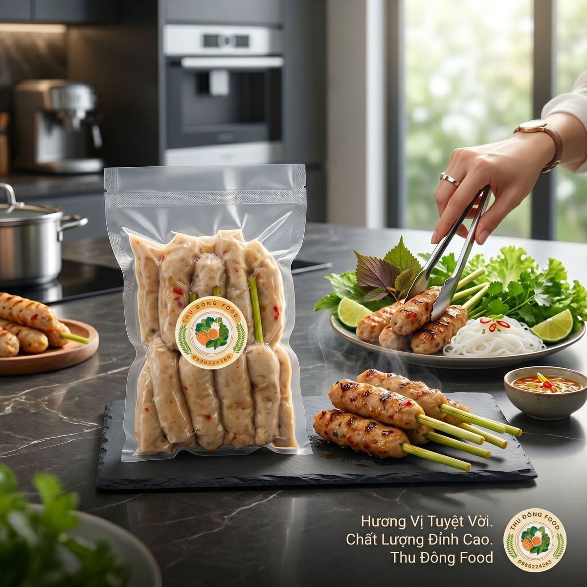 Chả Que Sả Truyền Thống Nhà Làm 1kg (Chỉ giao TP.HCM) Chả Que Sả Truyền Thống Nhà Làm 1kg (Chỉ giao TP.HCM)
