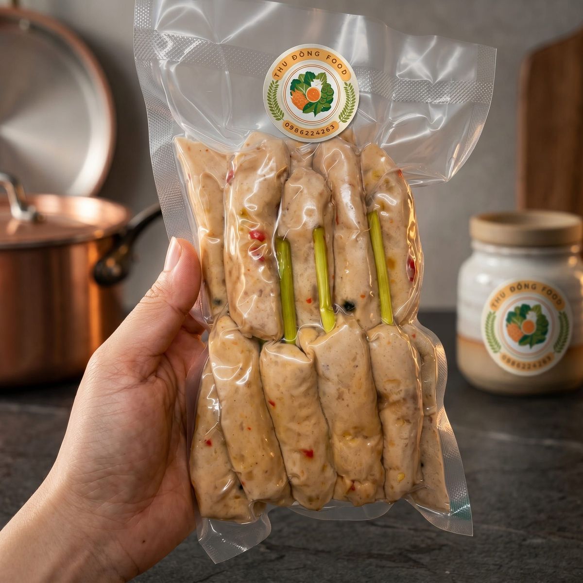 Chả Que Sả Truyền Thống Nhà Làm 1kg (Chỉ giao TP.HCM) Chả Que Sả Truyền Thống Nhà Làm 1kg (Chỉ giao TP.HCM)