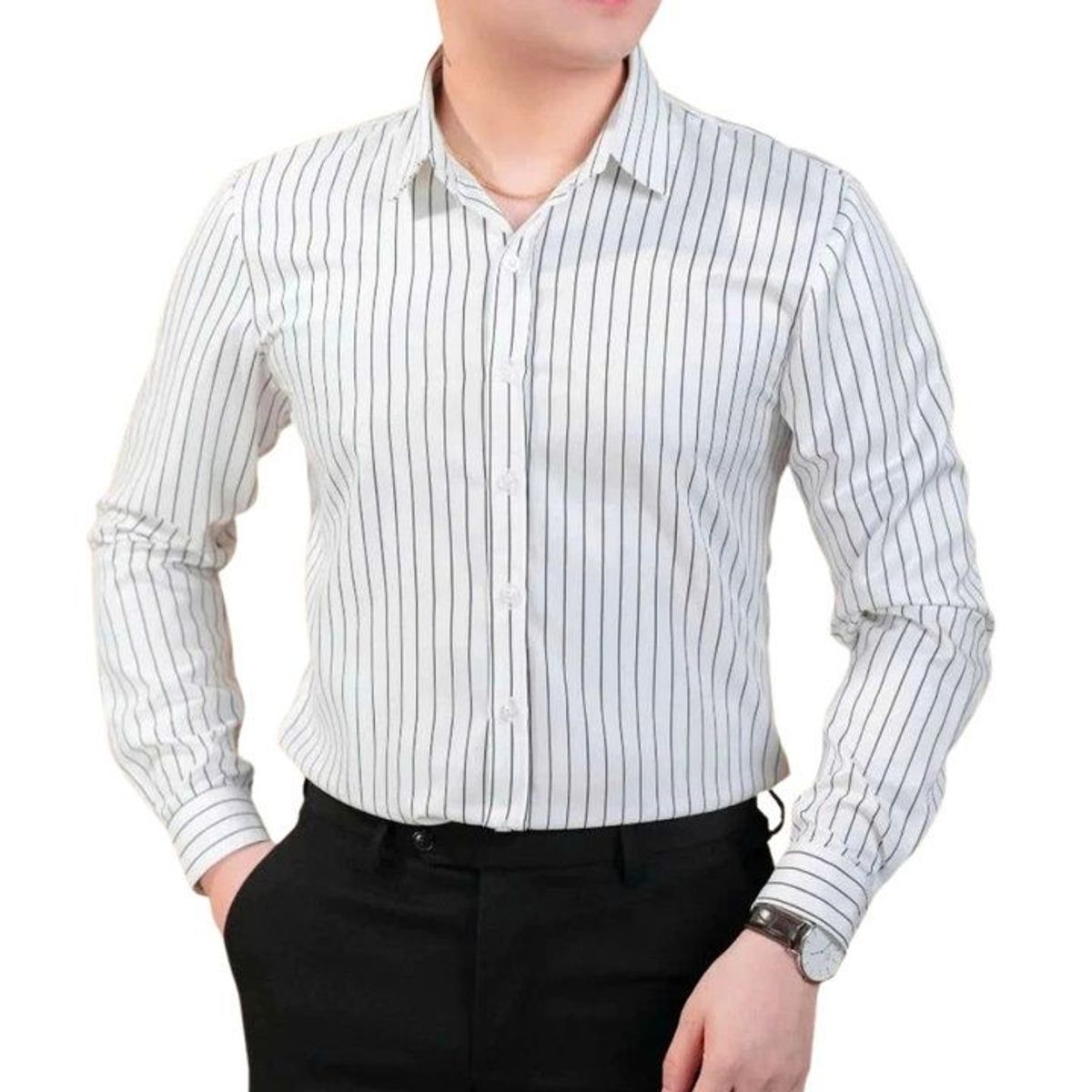 ÁO SƠ MI NAM TAY DÀI TUTO5 SMK03 – HỌA TIẾT KẺ SỌC, CHẤT LỤA DỆT CAO CẤP (HÀNG GẤP HỘP SANG TRỌNG) ÁO SƠ MI NAM TAY DÀI TUTO5 SMK03 – HỌA TIẾT KẺ SỌC, CHẤT LỤA DỆT CAO CẤP (HÀNG GẤP HỘP SANG TRỌNG)