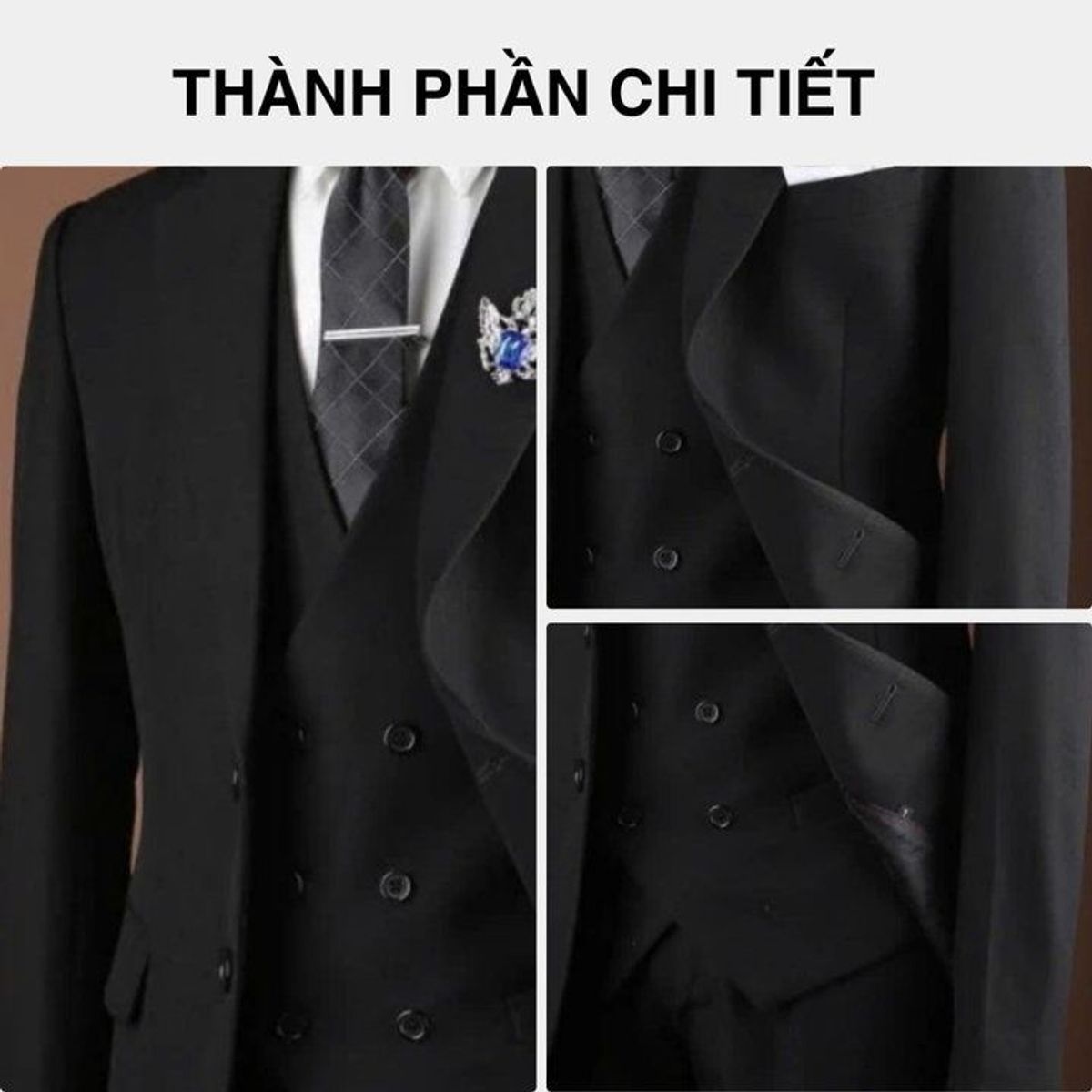 ÁO VEST NAM 2 CÚC CÔNG SỞ FORM DÁNG REGULAR FIT 3 LỚP DÀY DẶN ÁO VEST NAM 2 CÚC CÔNG SỞ FORM DÁNG REGULAR FIT 3 LỚP DÀY DẶN