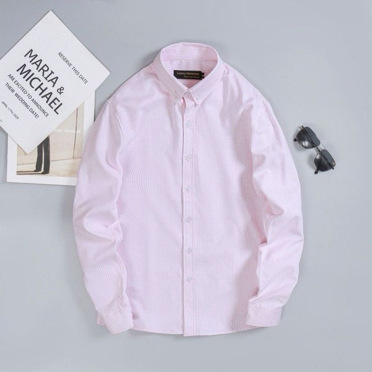 ÁO SƠ MI NAM OXFORD KẺ TUTO5 MENSWEAR SMK02 - SƠ MI DÀI TAY BUTTON DOWN GẤP HỘP CAO CẤP PHONG CÁCH HÀN QUỐC, THANH LỊCH ÁO SƠ MI NAM OXFORD KẺ TUTO5 MENSWEAR SMK02 - SƠ MI DÀI TAY BUTTON DOWN GẤP HỘP CAO CẤP PHONG CÁCH HÀN QUỐC, THANH LỊCH