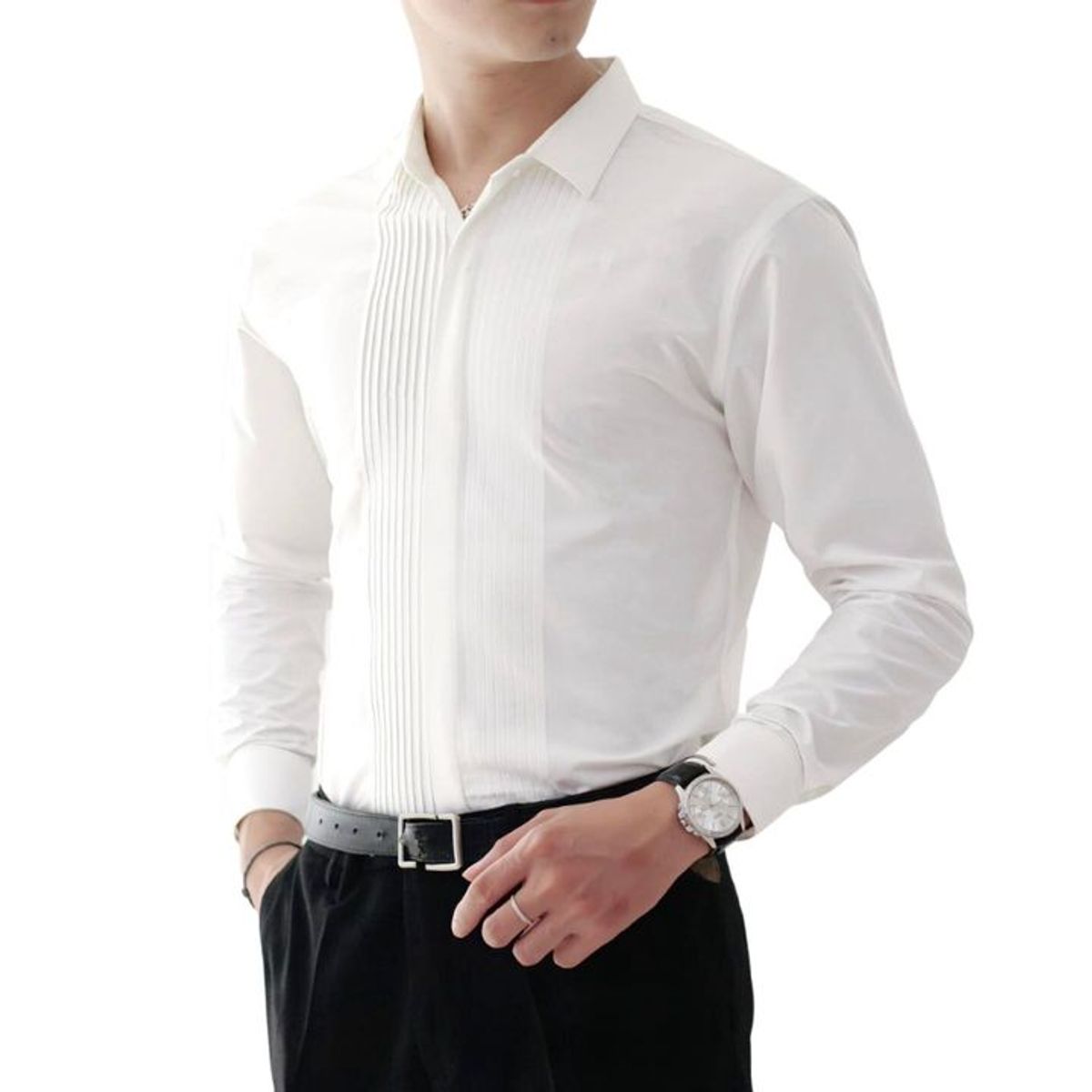 ÁO SƠ MI NAM XẾP LY TUTO5 MENSWEAR SMT02 - SƠ MI CHÚ RỂ, SƠ MI CƯỚI DÀI TAY COTTON CHỐNG NHĂN, GẤP HỘP, CAO CẤP ÁO SƠ MI NAM XẾP LY TUTO5 MENSWEAR SMT02 - SƠ MI CHÚ RỂ, SƠ MI CƯỚI DÀI TAY COTTON CHỐNG NHĂN, GẤP HỘP, CAO CẤP