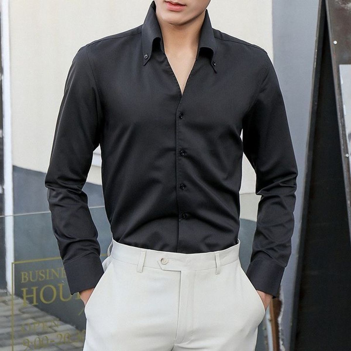 ÁO SƠ MI NAM CỔ Y TUTO5 MENSWEAR SMT03 - SƠ MI TRƠN TAY DÀI PHONG CÁCH HÀN QUỐC CAO CẤP FORM ÔM SLIM FIT LỊCH LÃM ÁO SƠ MI NAM CỔ Y TUTO5 MENSWEAR SMT03 - SƠ MI TRƠN TAY DÀI PHONG CÁCH HÀN QUỐC CAO CẤP FORM ÔM SLIM FIT LỊCH LÃM