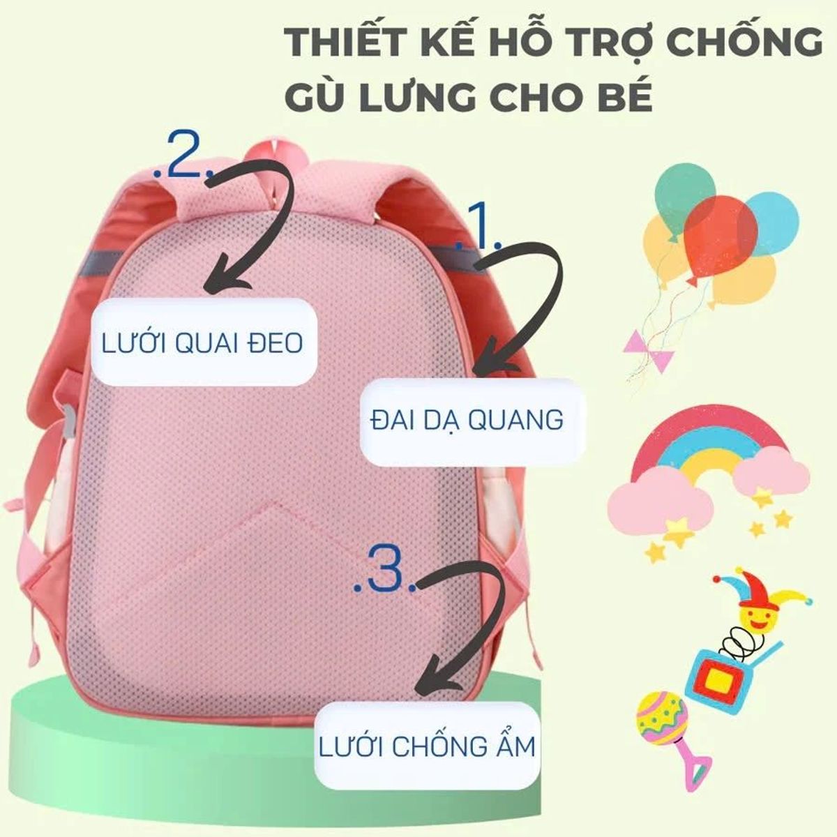 BALO MẦM NON NẤM CUTE A639 – BÉ ĐEO XINH YÊU CỰC KỲ - WINNIE HOUSE BALO MẦM NON NẤM CUTE A639 – BÉ ĐEO XINH YÊU CỰC KỲ - WINNIE HOUSE