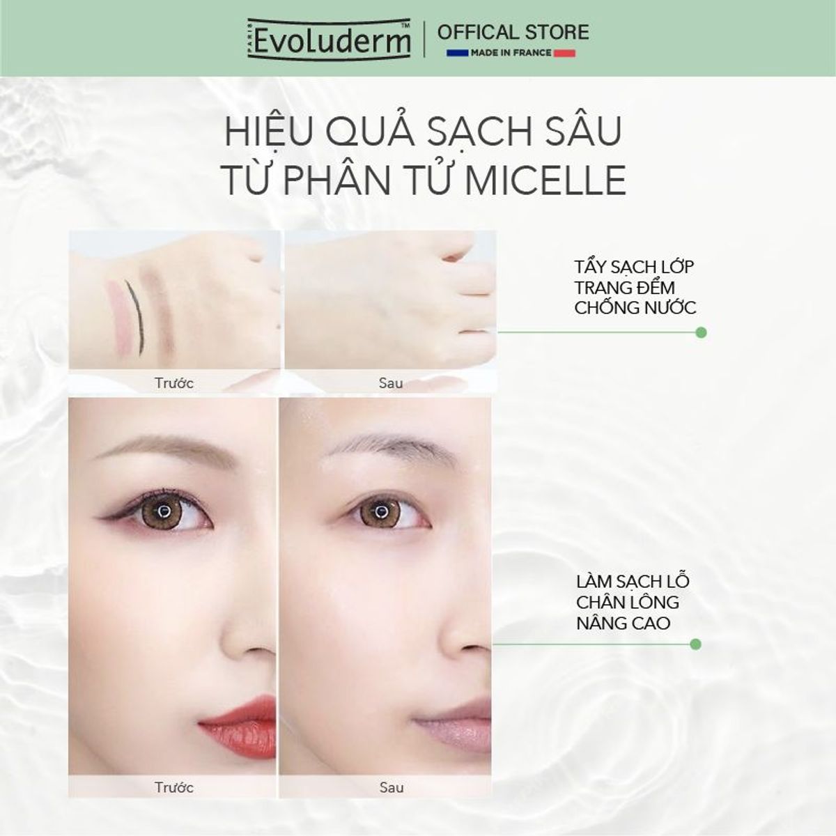 Nước tẩy trang thiên nhiên thuần chay Evoluderm dành cho da dầu mụn hỗn hợp 250ml (HSD 06/2027) Nước tẩy trang thiên nhiên thuần chay Evoluderm dành cho da dầu mụn hỗn hợp 250ml (HSD 06/2027)