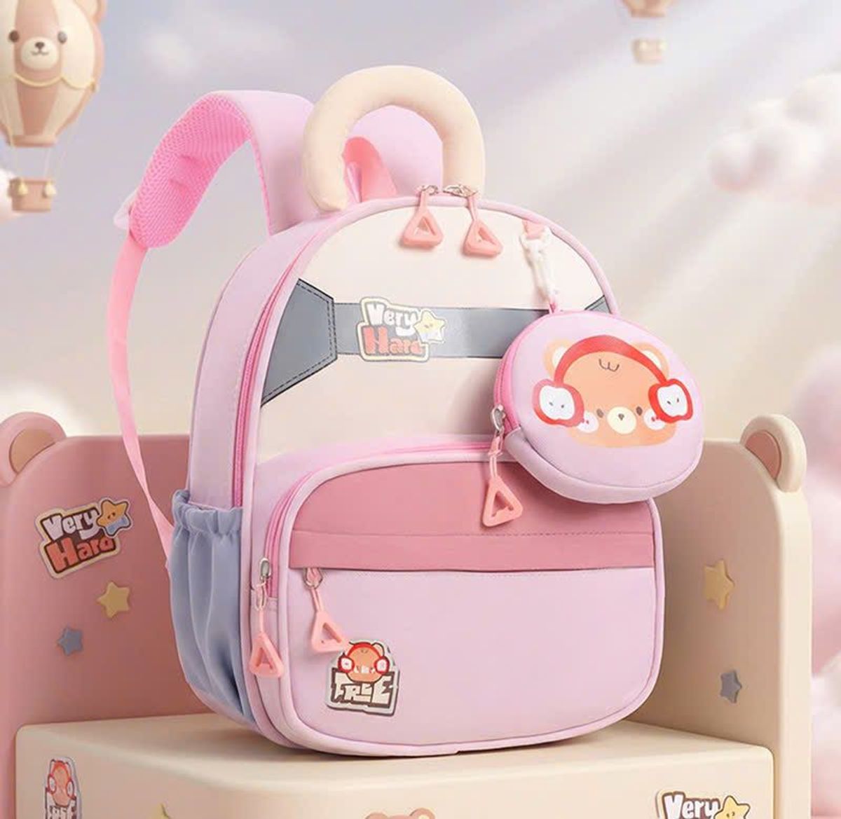 🐻 BALO TRẺ EM A0971 – Màu pastel xinh xắn chuẩn phong cách Hàn 🐻 BALO TRẺ EM A0971 – Màu pastel xinh xắn chuẩn phong cách Hàn