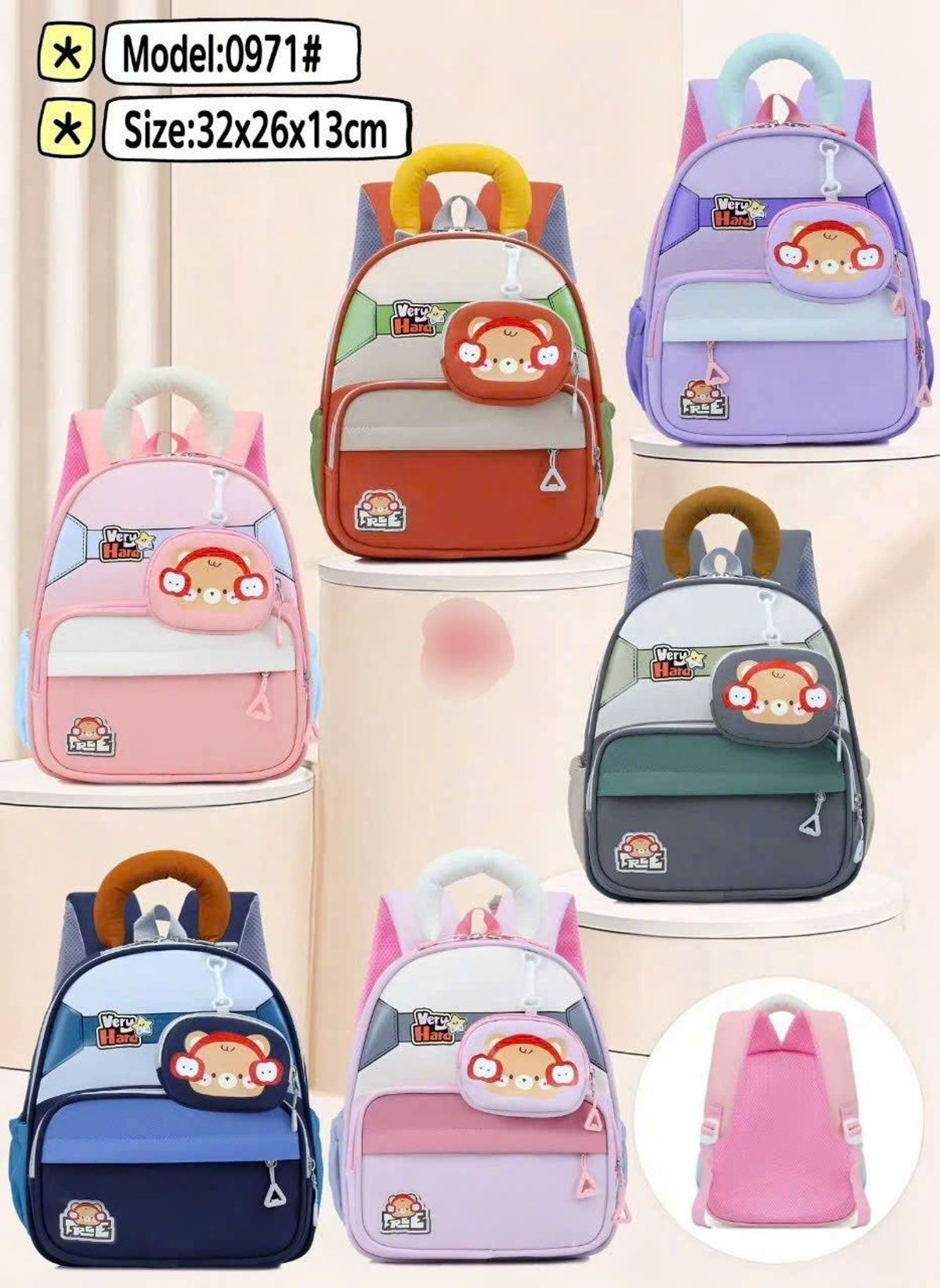 🐻 BALO TRẺ EM A0971 – Màu pastel xinh xắn chuẩn phong cách Hàn 🐻 BALO TRẺ EM A0971 – Màu pastel xinh xắn chuẩn phong cách Hàn