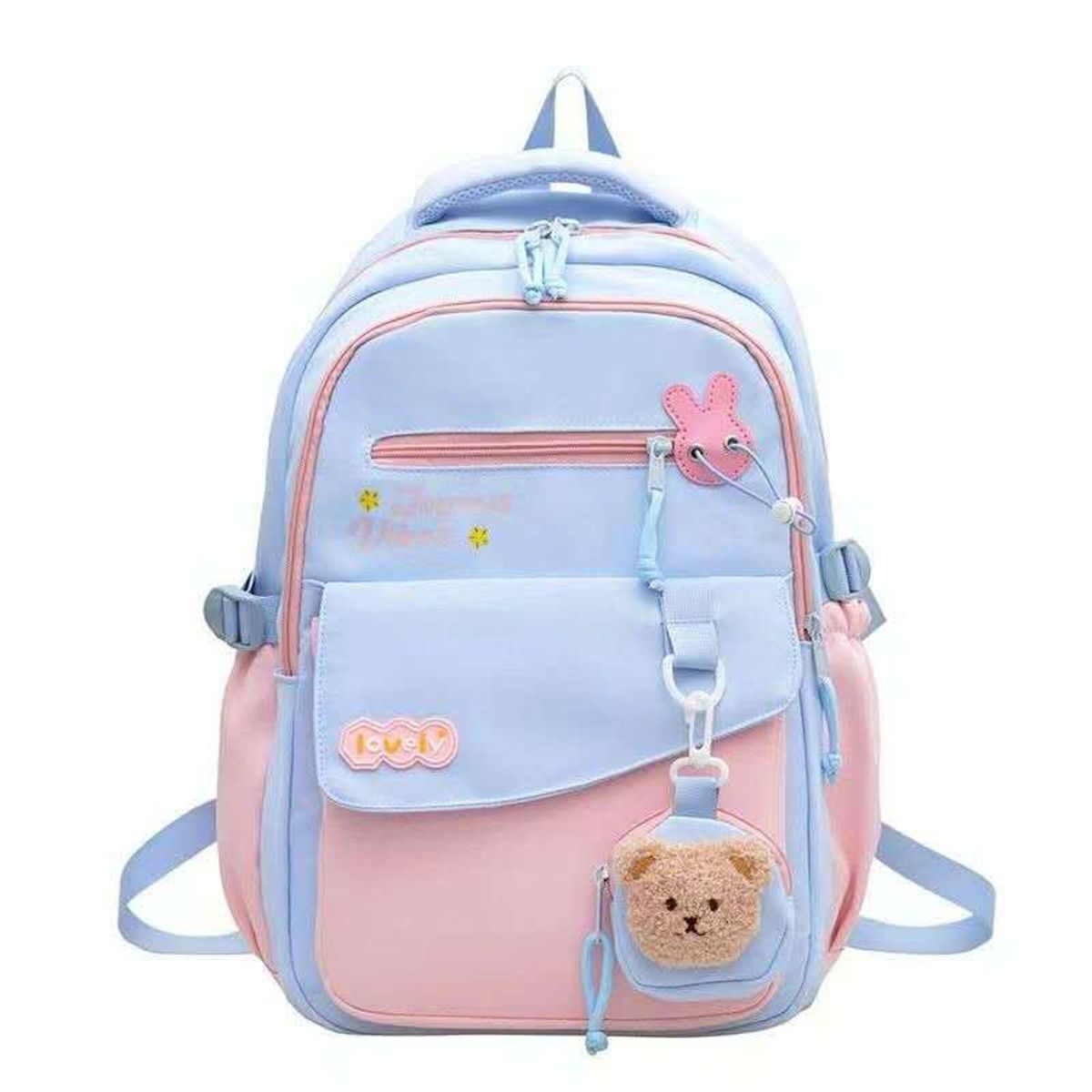 🎒 BALO A676 – Kèm Móc Khóa Gấu Siêu Cute Cực Hút Mắt 🎒 BALO A676 – Kèm Móc Khóa Gấu Siêu Cute Cực Hút Mắt
