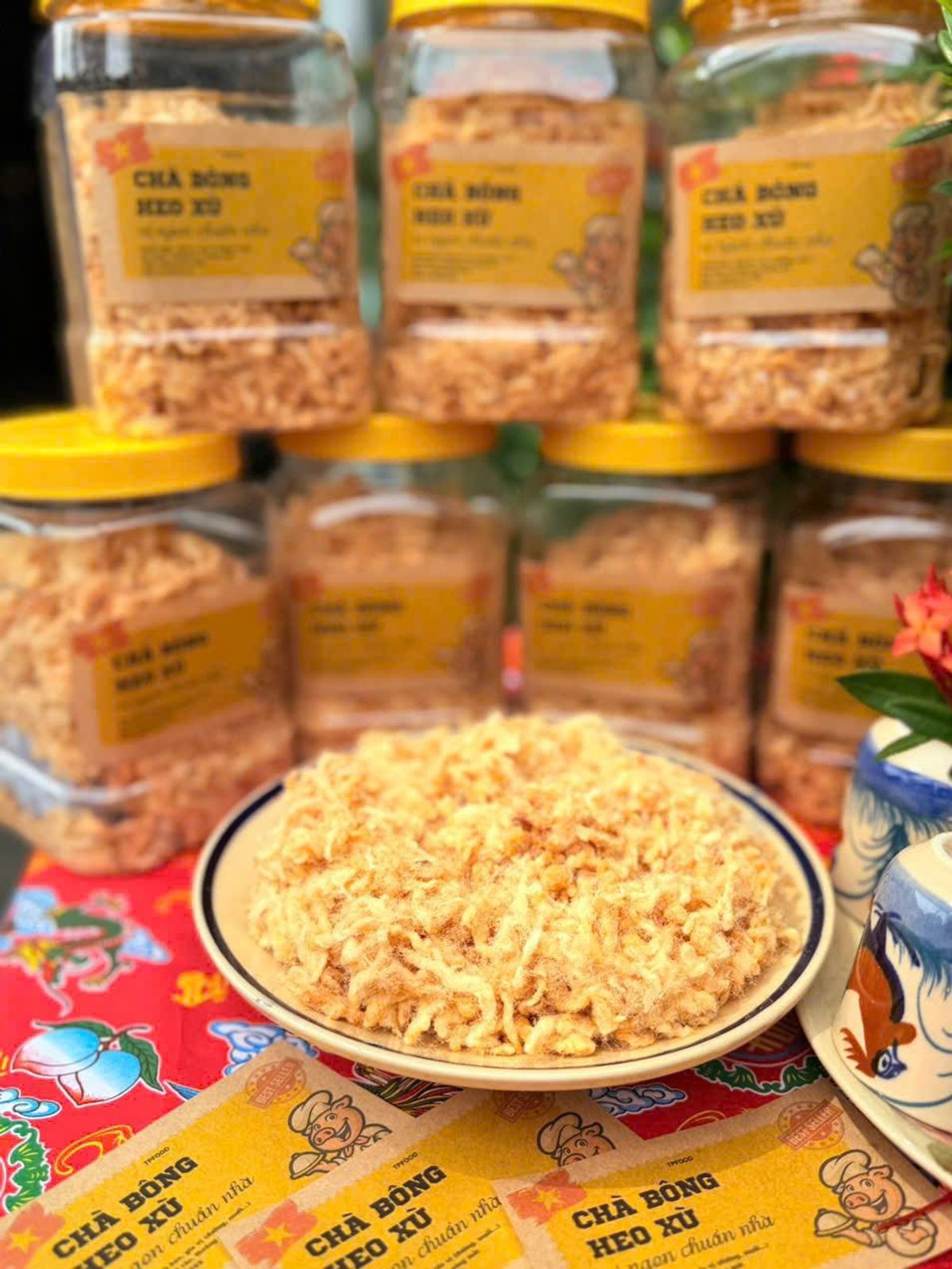 Chà Bông Heo Xù Mềm Tơi, Thơm Ngon Chuẩn Vị 500g Chà Bông Heo Xù Mềm Tơi, Thơm Ngon Chuẩn Vị 500g