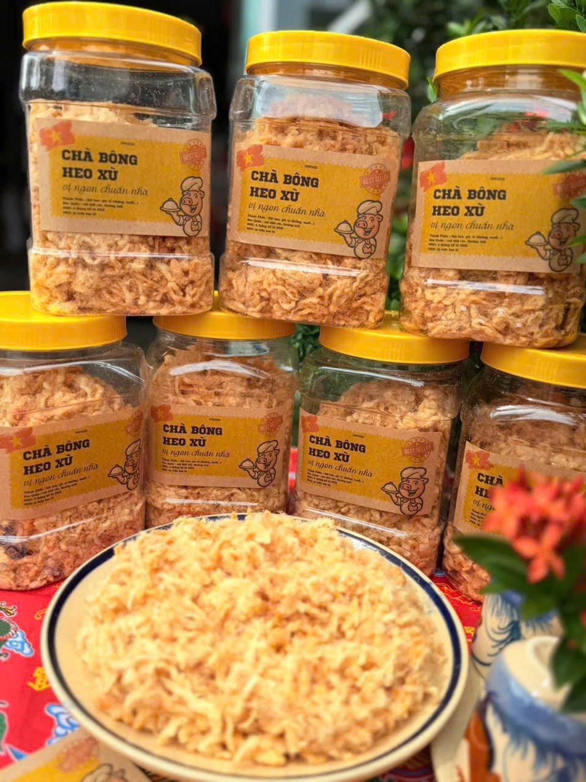 Chà Bông Heo Xù Mềm Tơi, Thơm Ngon Chuẩn Vị 500g Chà Bông Heo Xù Mềm Tơi, Thơm Ngon Chuẩn Vị 500g