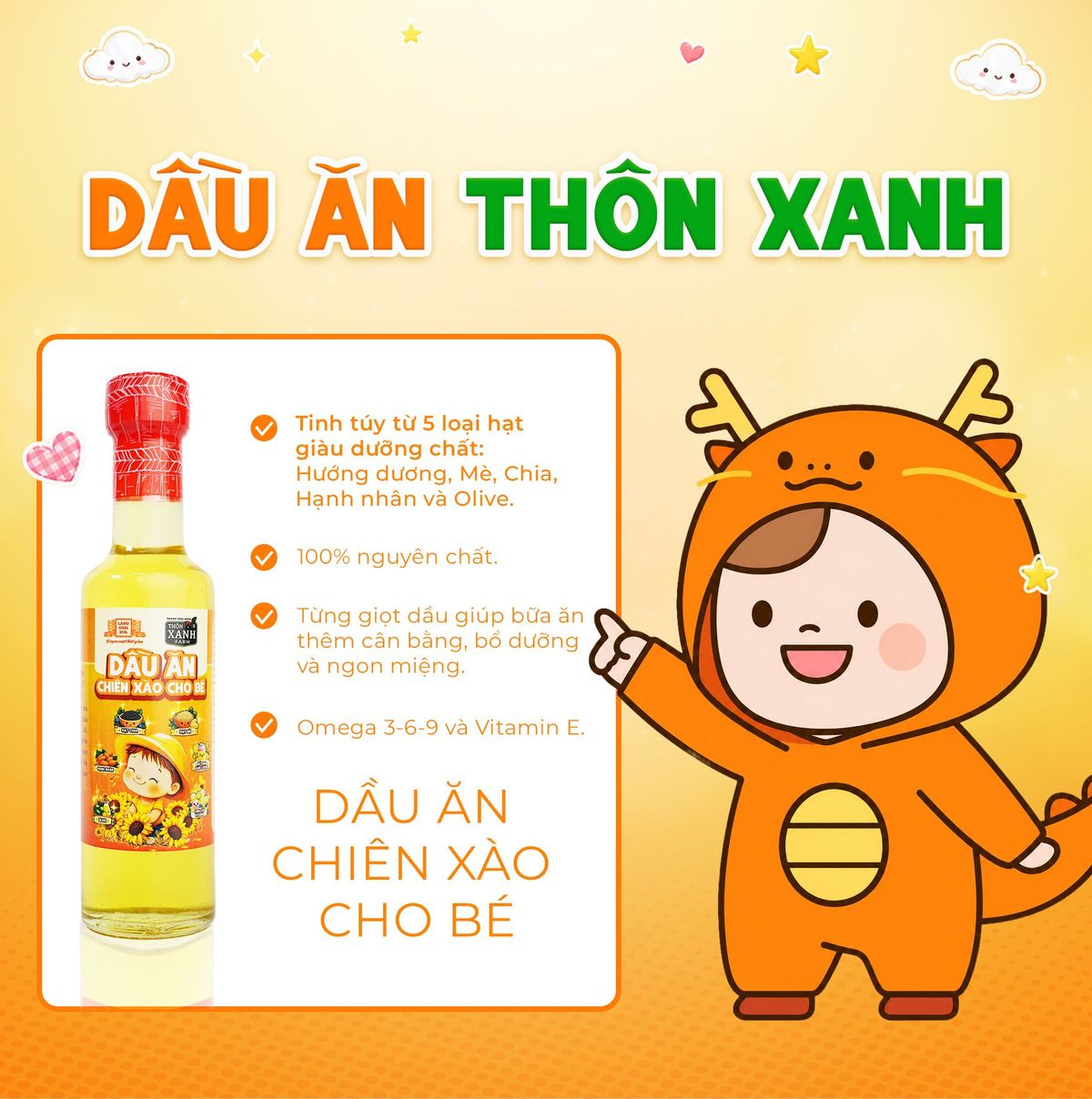 Dầu Chiên Xào Nguyên Chất Cho Bé Ăn Dặm Làng Chài Xưa Chai Thuỷ Tinh 250ml Dinh dưỡng từ 5 loại hạt Dầu Chiên Xào Nguyên Chất Cho Bé Ăn Dặm Làng Chài Xưa Chai Thuỷ Tinh 250ml Dinh dưỡng từ 5 loại hạt