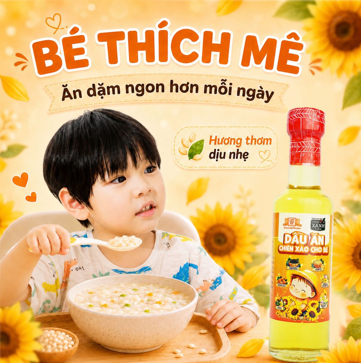 Dầu Chiên Xào Nguyên Chất Cho Bé Ăn Dặm Làng Chài Xưa Chai Thuỷ Tinh 250ml Dinh dưỡng từ 5 loại hạt Dầu Chiên Xào Nguyên Chất Cho Bé Ăn Dặm Làng Chài Xưa Chai Thuỷ Tinh 250ml Dinh dưỡng từ 5 loại hạt
