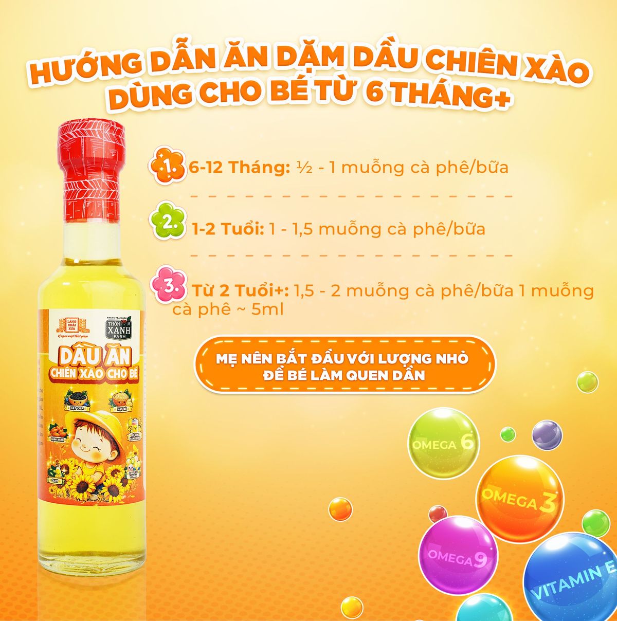 Dầu Chiên Xào Nguyên Chất Cho Bé Ăn Dặm Làng Chài Xưa Chai Thuỷ Tinh 250ml Dinh dưỡng từ 5 loại hạt Dầu Chiên Xào Nguyên Chất Cho Bé Ăn Dặm Làng Chài Xưa Chai Thuỷ Tinh 250ml Dinh dưỡng từ 5 loại hạt