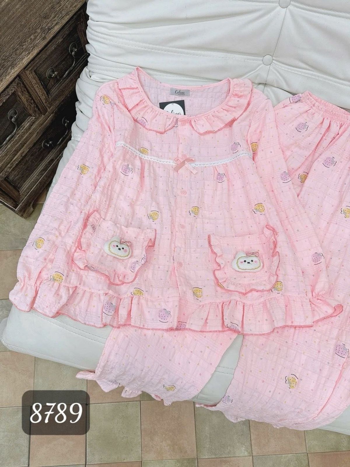 BỘ ĐŨI XỐP CELINA SIÊU ĐẸP (8789)