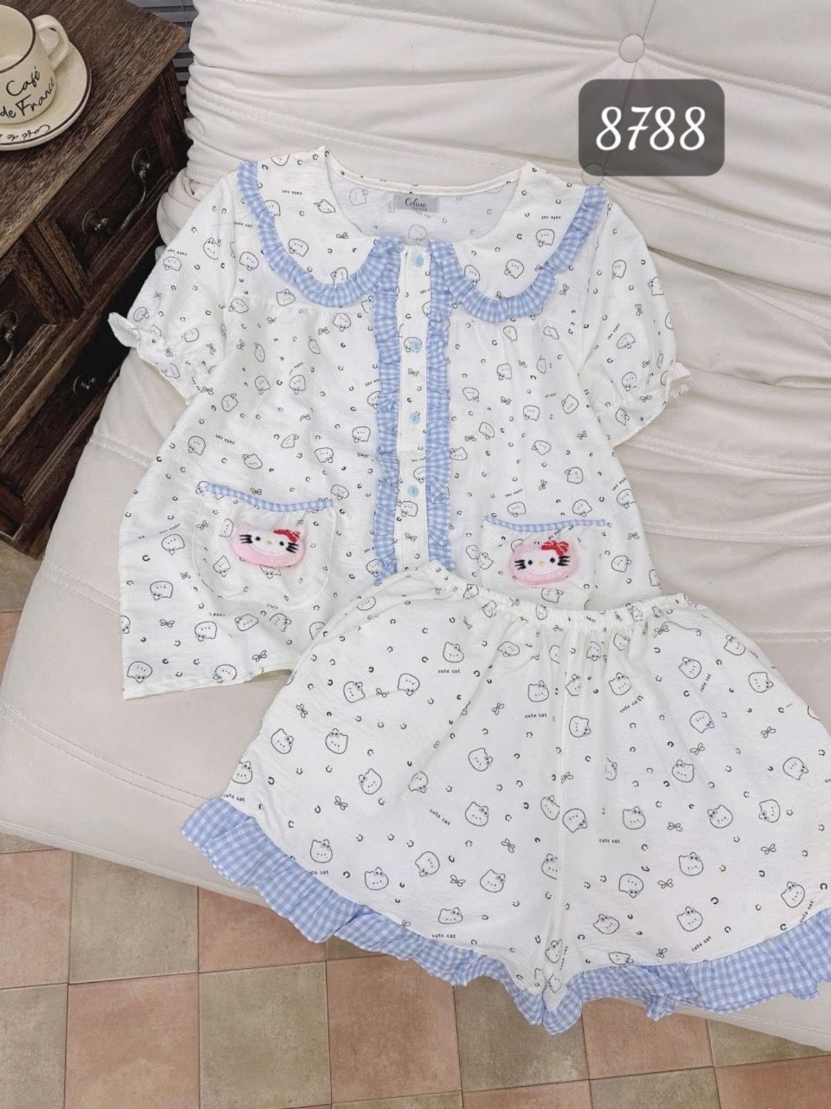 BỘ ĐÙI ĐŨI CELINA VIỀN KẺ (8788)