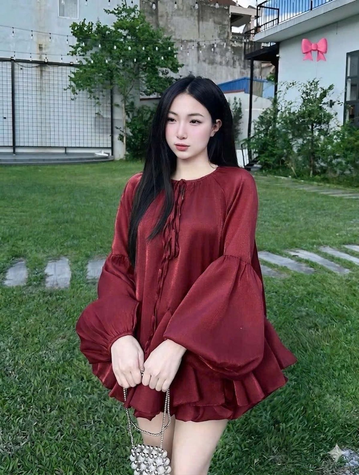 VÁY DÁNG BÍ TAY BỒNG