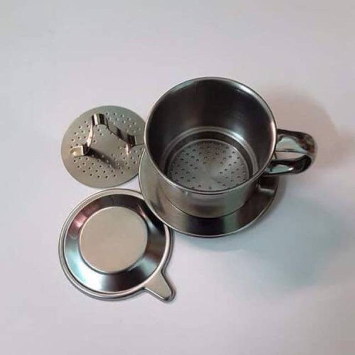 Phin cafe inox long cam nhiều size phù hợp pha 1 ly cà phê hoặc pha ...