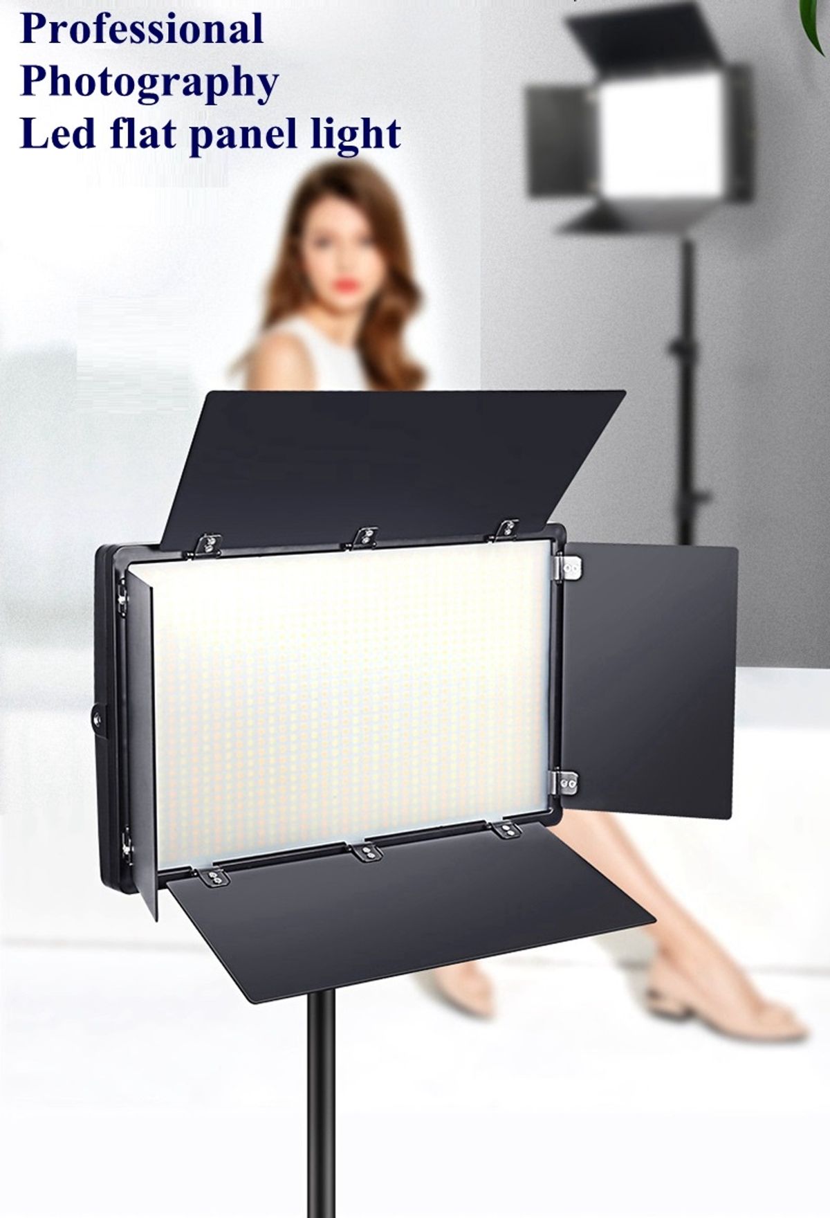 Đèn studio LED U800+ Hỗ trợ studio chụp ảnh, quay phim, livestream ...
