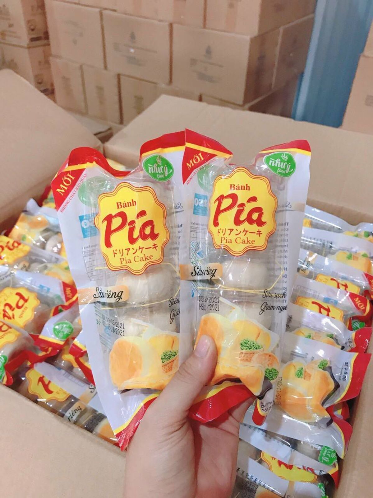 Bánh Pía Sầu Riêng Mini Set 5 Chiếc Bánh Pía Như Ý Sỉ giá sỉ, giá bán ...