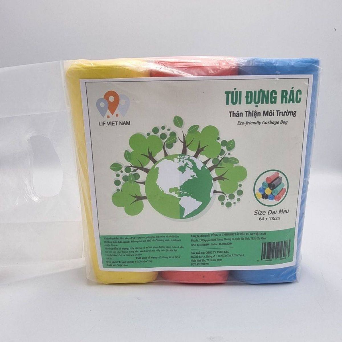 TÚI RÁC 3 CUỘN CỠ ĐẠI (65x78) THÂN THIỆN MÔI TRƯỜNG - LIFVIETNAM giá sỉ ...