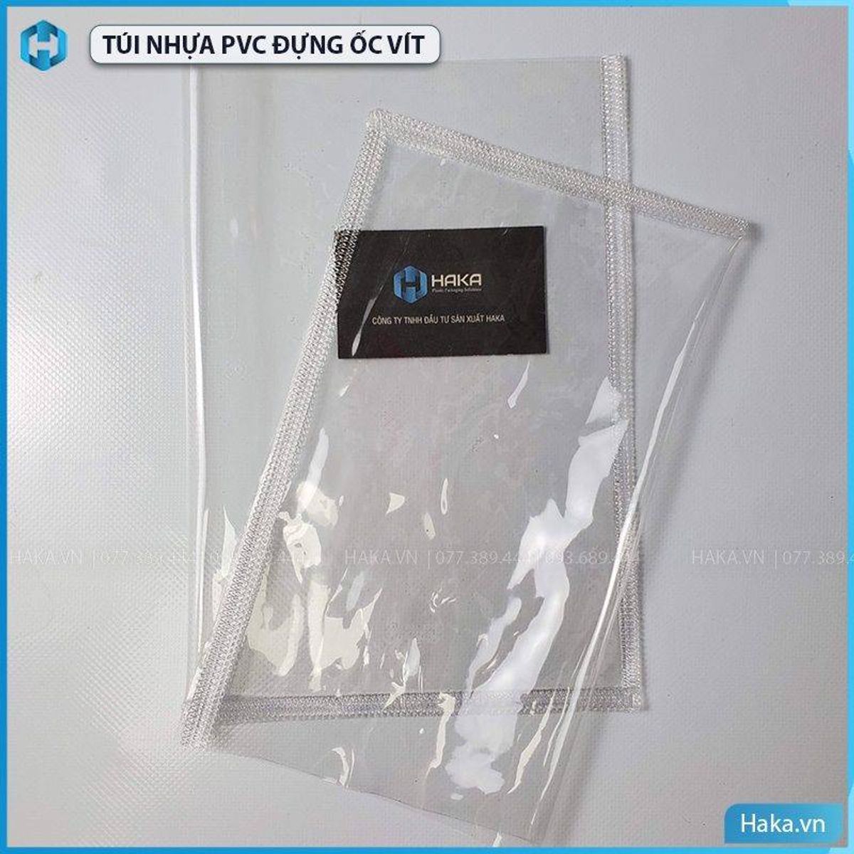 Túi nhựa PVC đựng ốc vít, dày 0.45mm, dày, siêu bền, chống thấm tốt ...