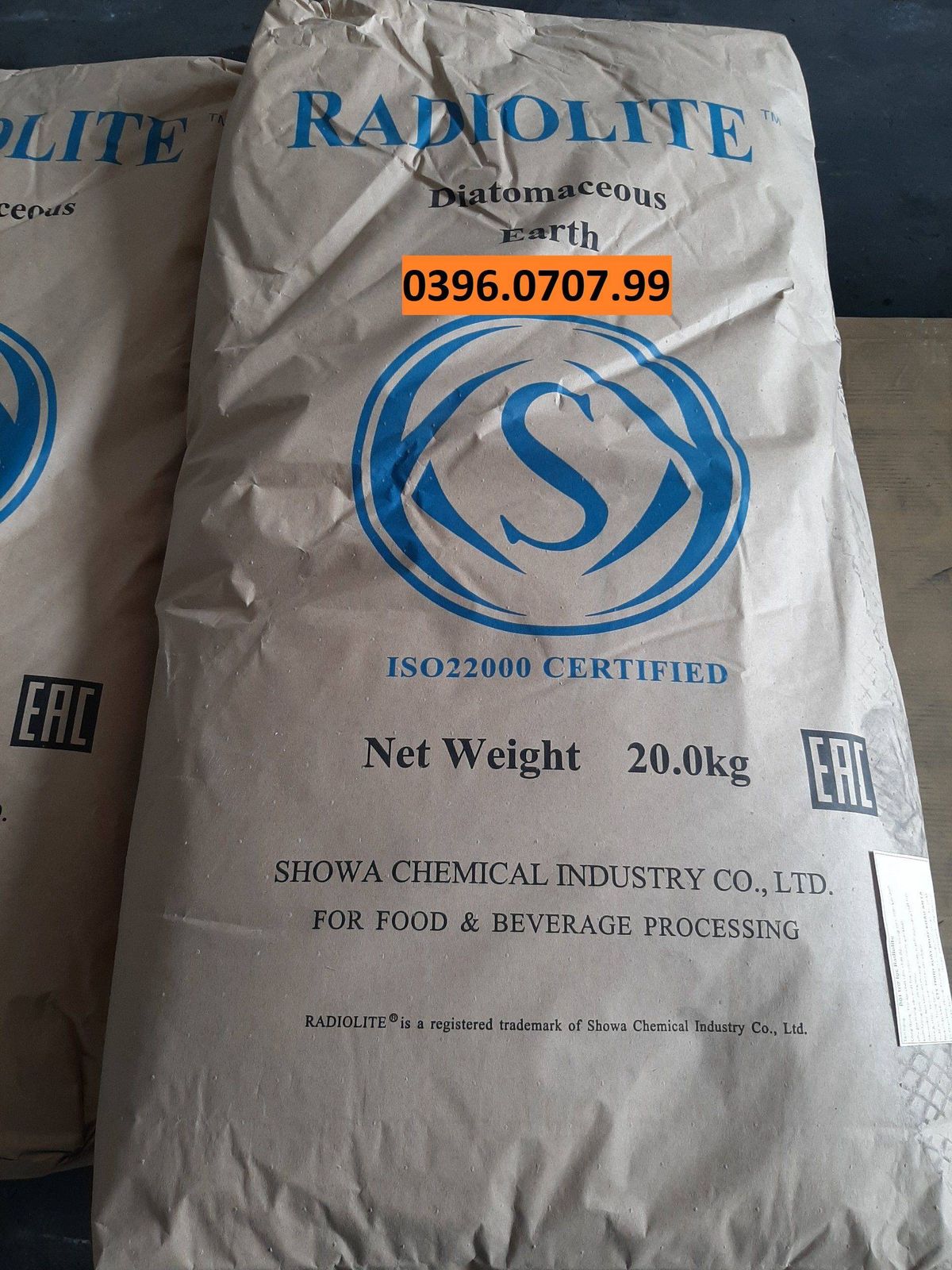 Bột trợ lọc Radiolite R700 - SiO2 - Diatomaceous Earth giá sỉ, giá bán ...