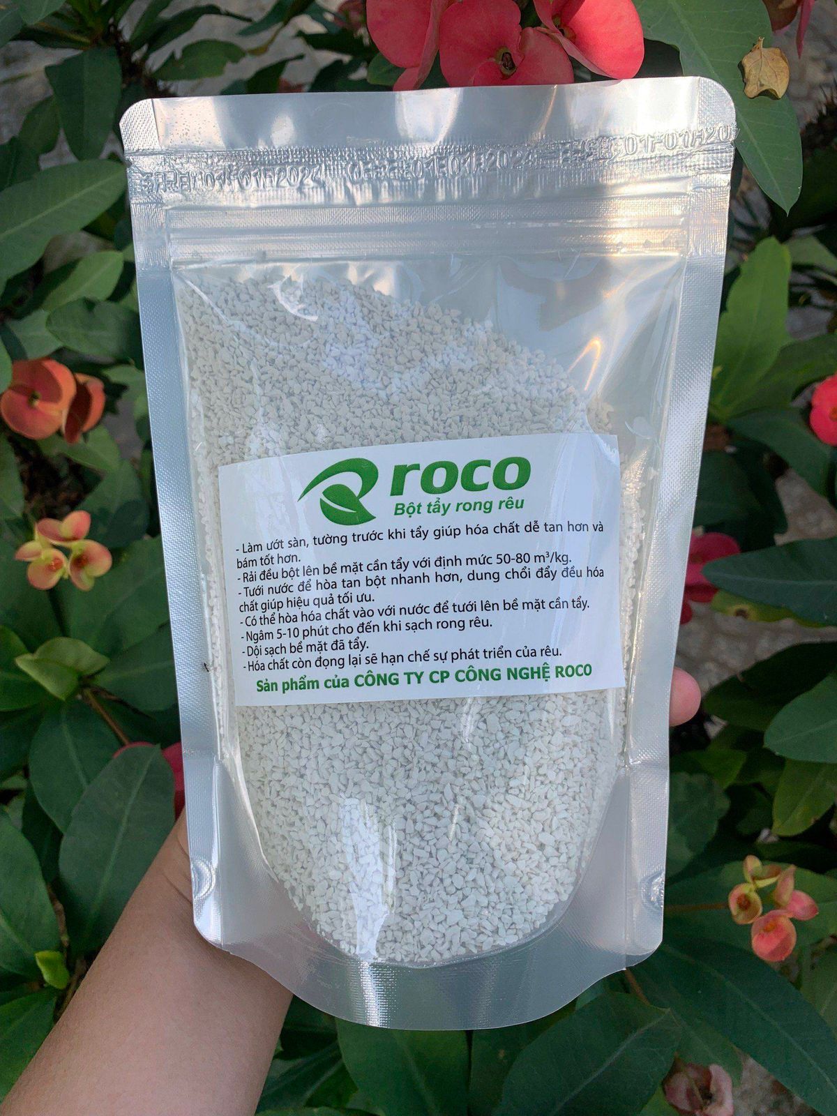 Bột Tẩy Rong Rêu ROCO (túi 0.5 kg) giá sỉ, giá bán buôn - Thị Trường Sỉ