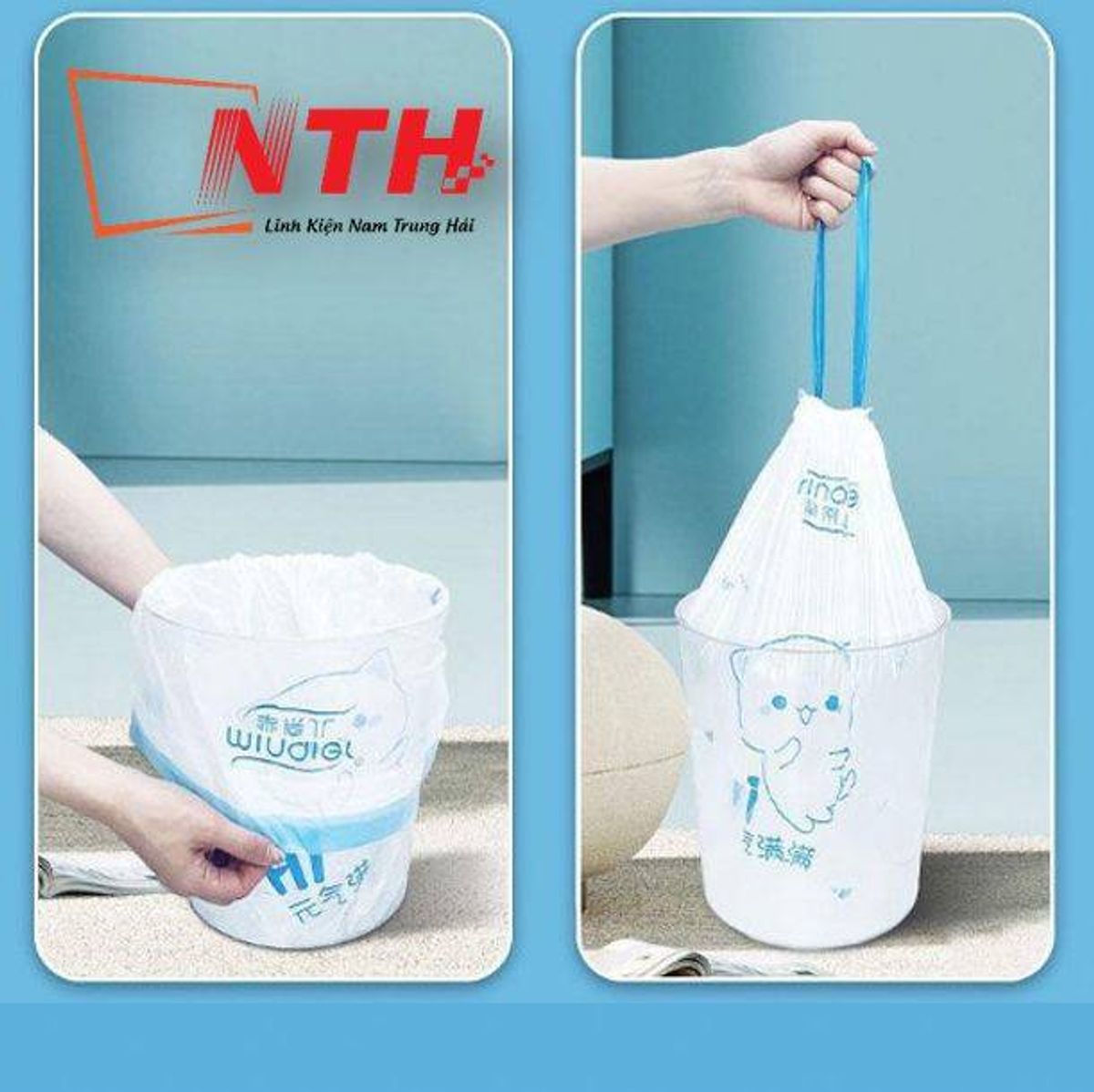 TÚI ĐỰNG RÁC DÂY RÚT MINAIER (CUỘN 100 TÚI) giá sỉ, giá bán buôn - Thị ...