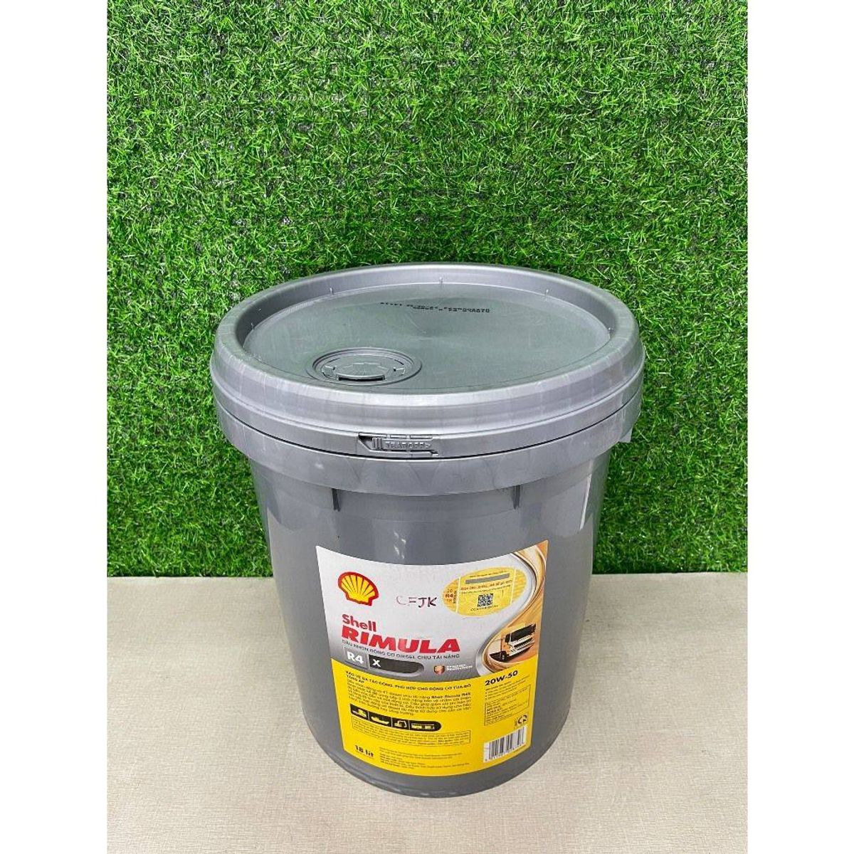 Dầu động cơ Shell Rimula R4X 15W40 - xô 18 lít [ HÀNG CHÍNH HÃNG ] giá ...