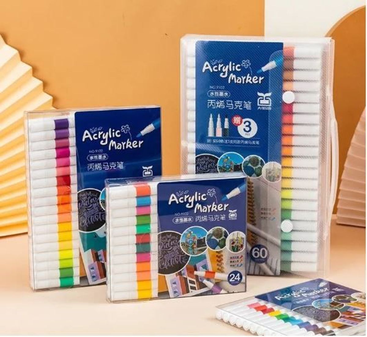 SET 36 BÚT TÔ MÀU ACRYLIC MARKER giá sỉ, giá bán buôn - Thị Trường Sỉ