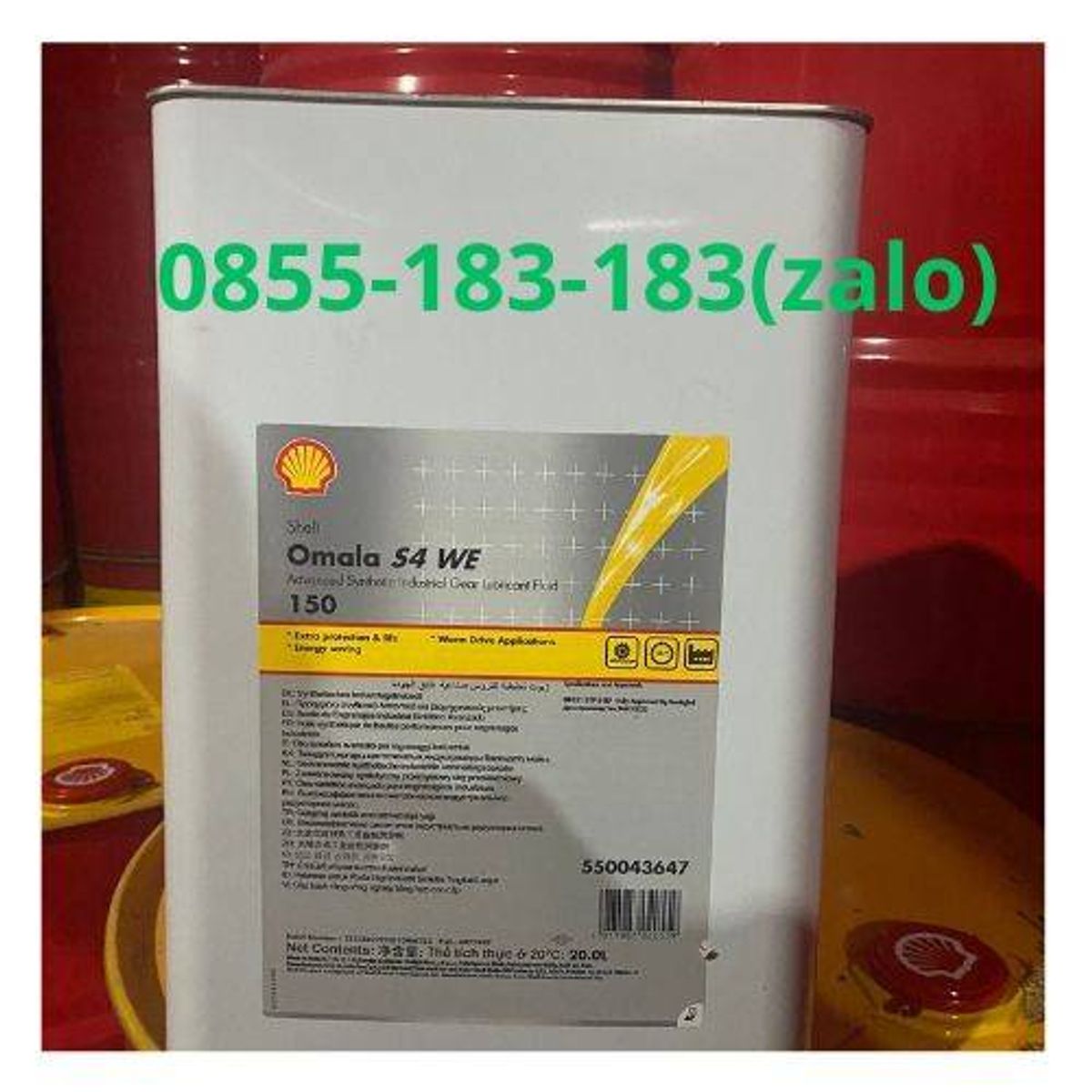 Dầu bánh răng Shell Omala S4 WE 150 chính hãng - 20L/Xô giá sỉ, giá bán ...