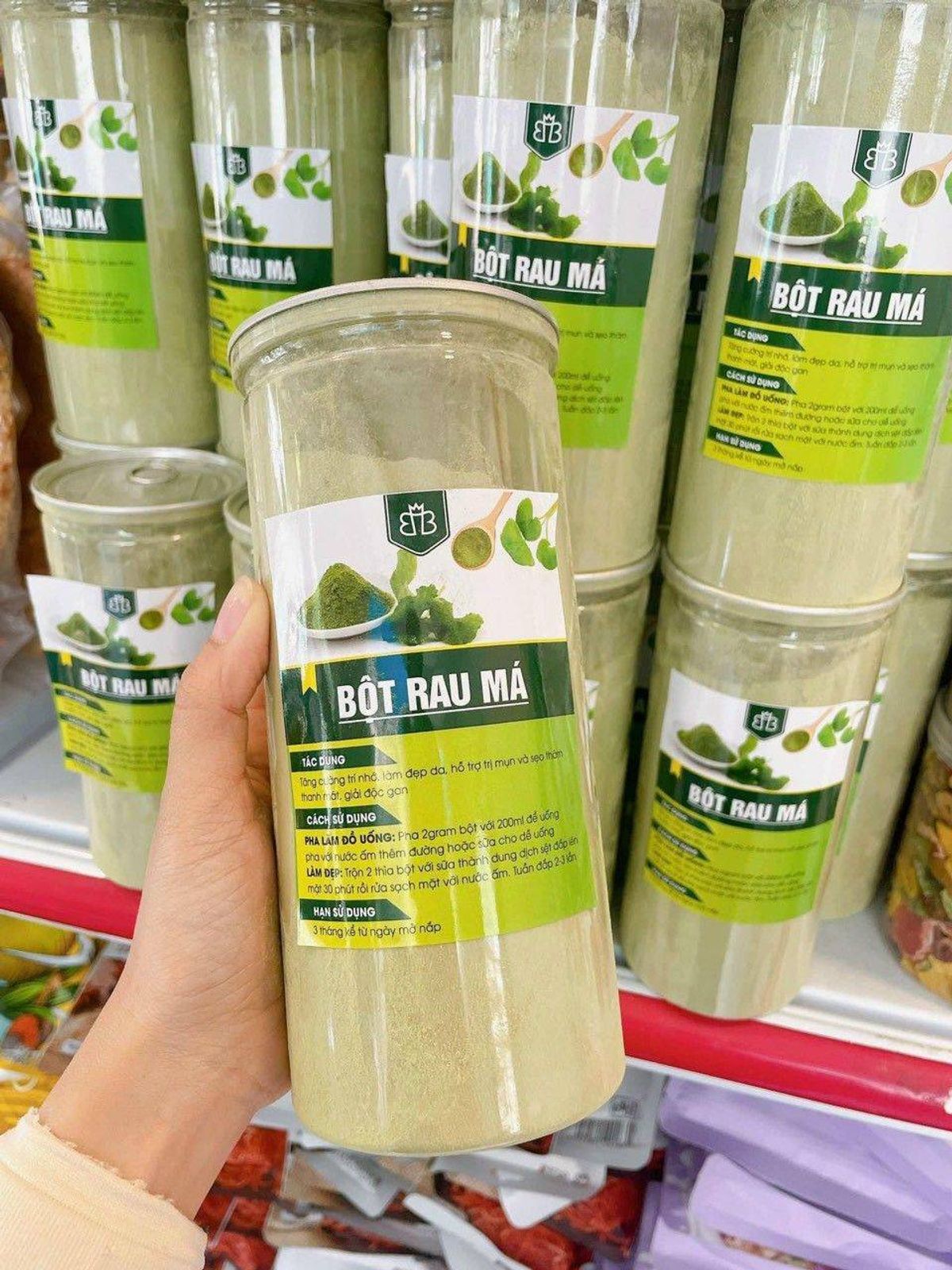BỘT RAU MÁ GIẢI NHIỆT, THANH LỌC CƠ THỂ 450G - WINNIE HOUSE giá sỉ, giá ...