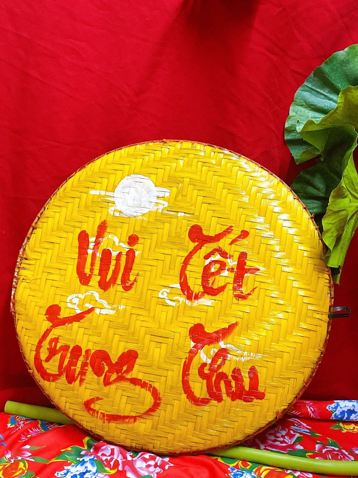 Mẹt tre chữ thư pháp viết tay trang trí trung thu cỡ 40cm giá sỉ, giá ...
