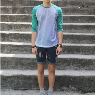 Áo thun raglan tay dài giá sỉ – xưởng b52