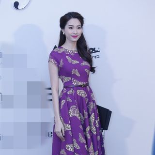 Đầm bướm tím vintage-dp04-e160