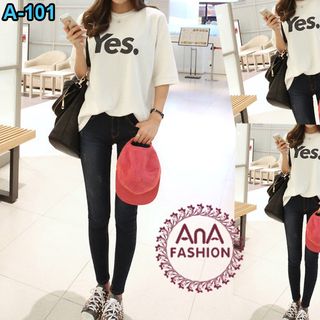 Áo thun nữ teen hình yes