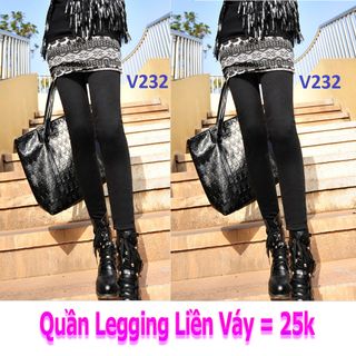 25k quần legging liền váy - hot 232 giá sỉ