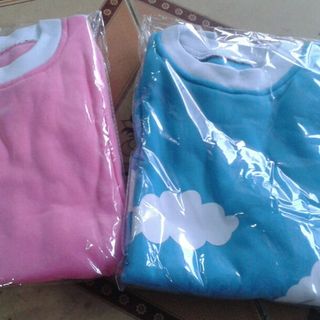 Áo sweater thun nỉ hình đám mây dễ thương