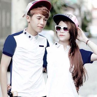 Áo cặp có cổ
