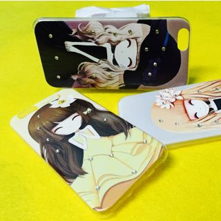 Ốp lưng điện thoại đính đá ip 5-6-6 plus-6s họa tiết in nổi cực đẹp